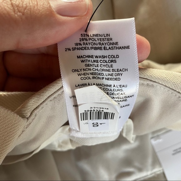 Express cropped pants with front tie - size 14 - Picture 7 of 7